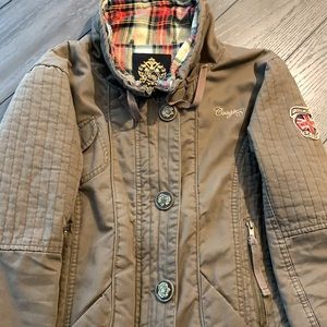 VINTAGE COOGI MILITARILY STYLE JACKET Size XL Color Taupe